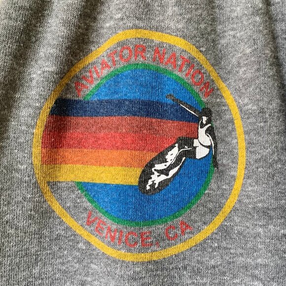 GUC Aviator Nation Venice Joggers/Sweatpants, Heather Grey, XS - Picture 6 of 15